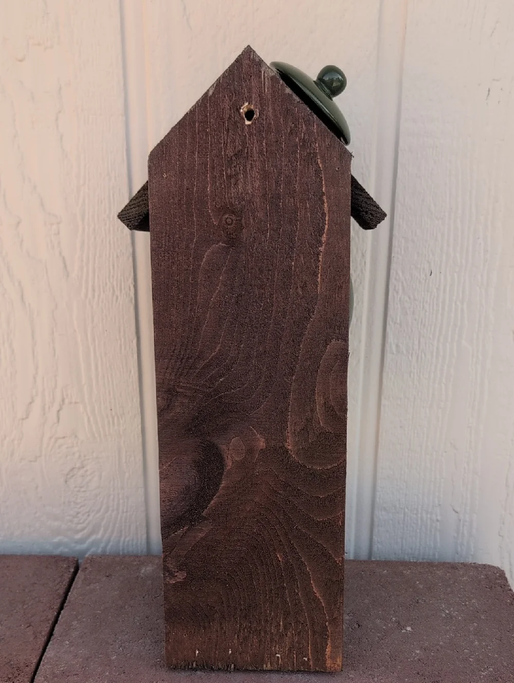 Rustic Wooden Handmade Bird Feeder Teapot Green Tea